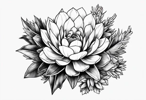 Maintains,  cactus, bird, forearm tattoo idea