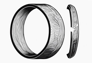 Wedding ring tattoo for man tattoo idea