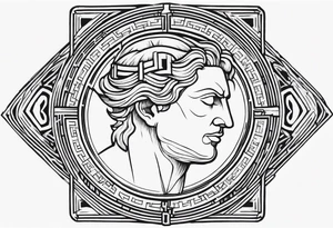 greek myth atlas tattoo idea