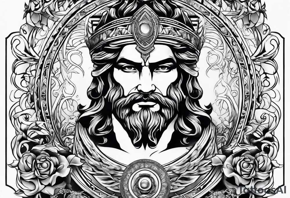 greek god tattoo idea
