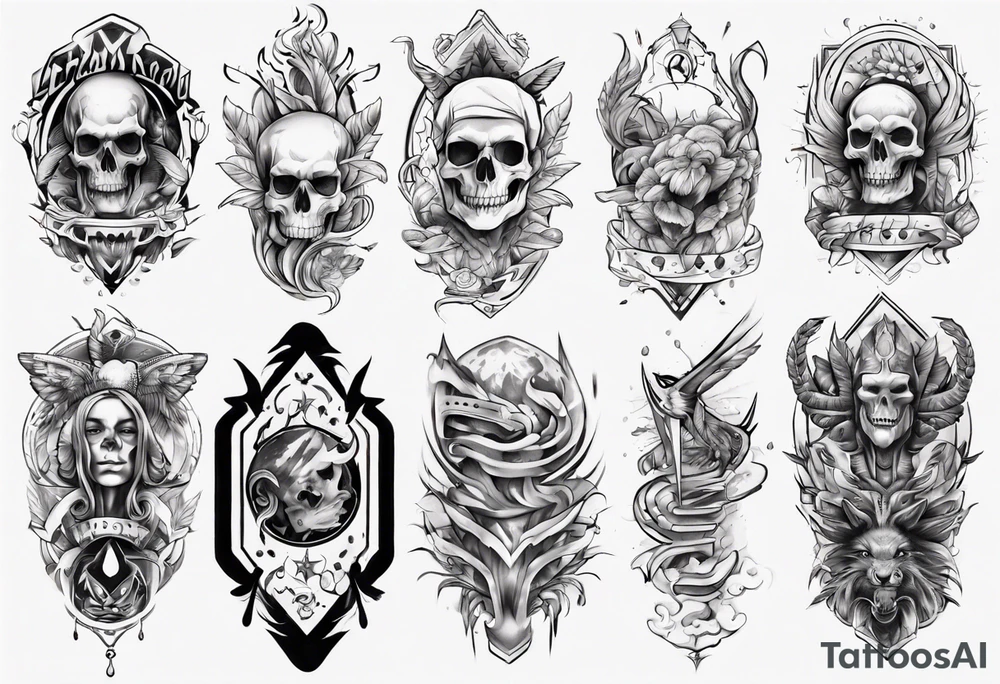 full arms tattoo idea