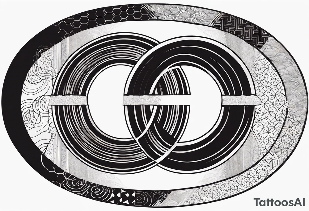 Enso with kaizen and shoganai tattoo idea