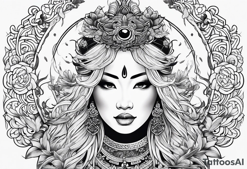 Traditional Vietnamese tattoo idea