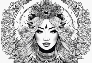 Traditional Vietnamese tattoo idea