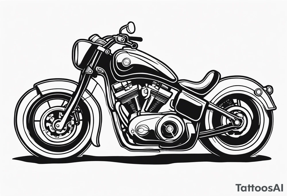 Octoboss motorcycle tattoo idea