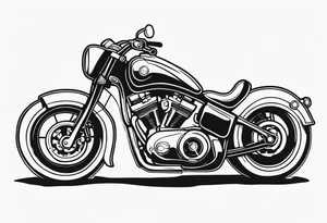 Octoboss motorcycle tattoo idea