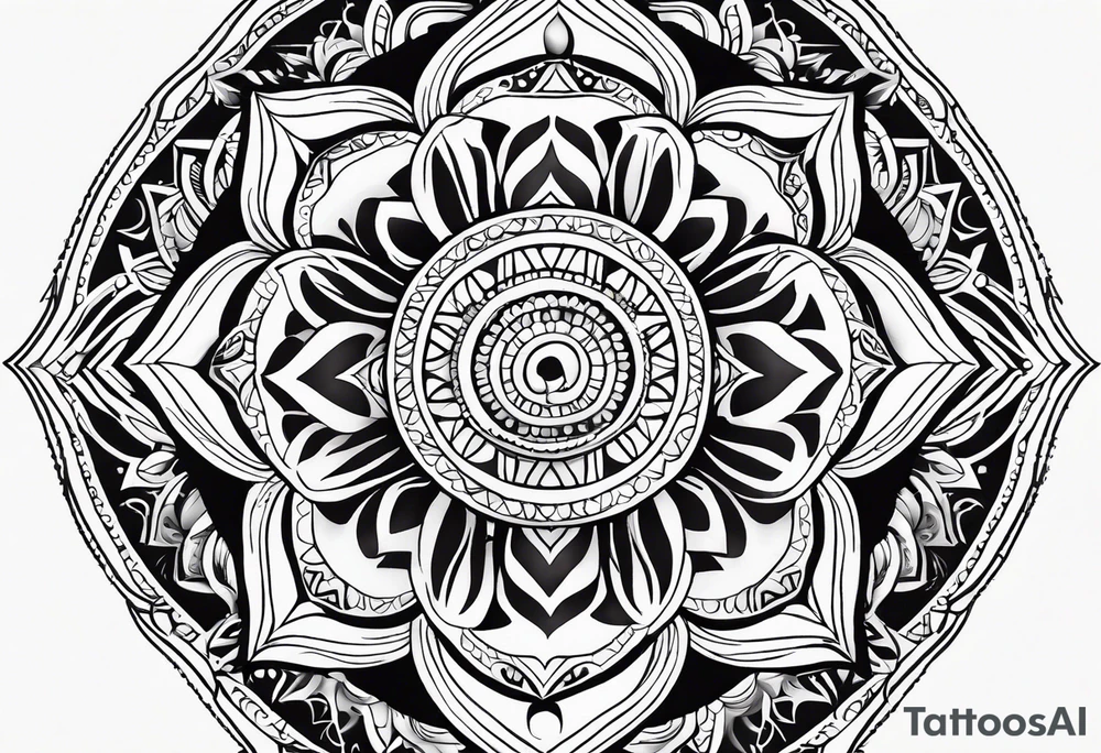 mandala tattoo idea