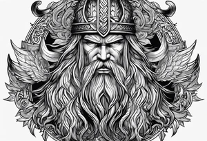 Valhalla viking  gods tattoo idea