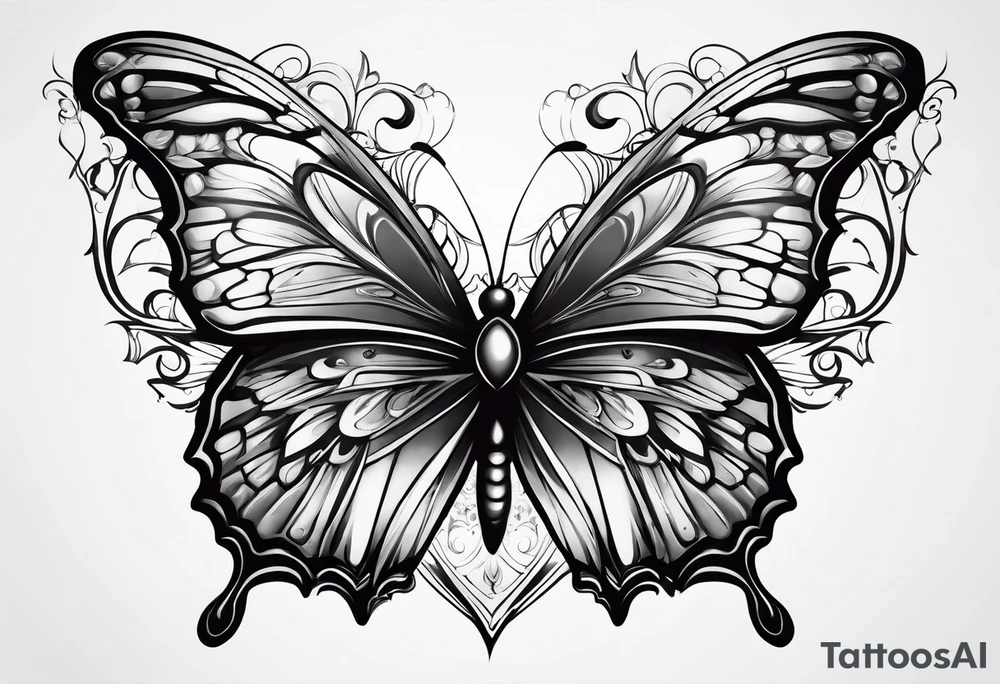 Butterflies tattoo idea
