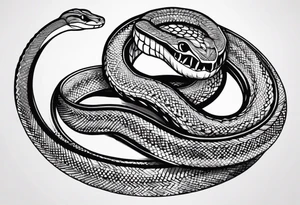 I want a snake tattoo for my ribs tattoo idea