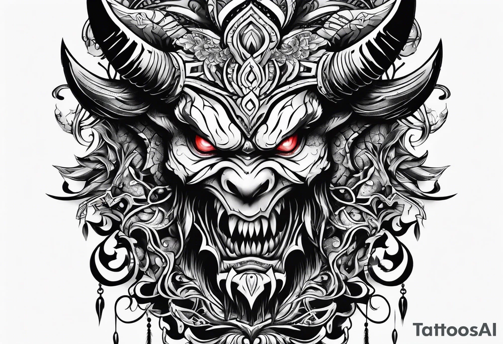 Demon stealing my soul tattoo idea