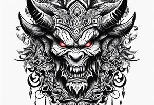 Demon stealing my soul tattoo idea