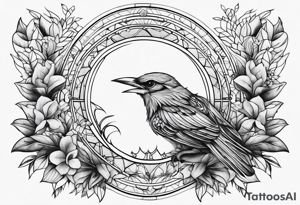 Birdoak tattoo idea
