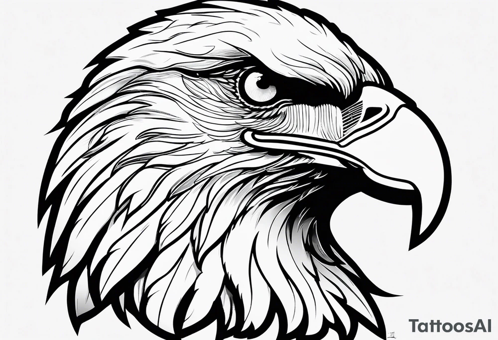 Bald eagle head with spartan helmet tattoo idea Bald eagle head with spartan helmet tattoo idea