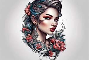 tattoo that fills entire length from shoulder to fingers that symbolizes pain tattoo idea