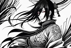 Itachi Uchia powering up tattoo idea