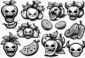 one piece demon fruit tattoo tattoo idea