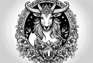 Capricorn tattoo idea