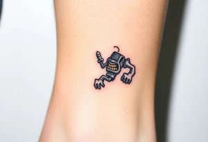 Drippy cartoon tattoo idea