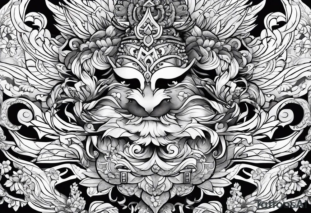 bau cua tattoo idea