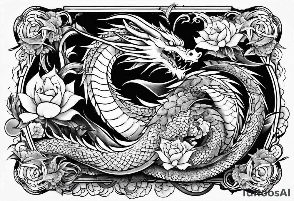 Dragonite yakuza style tattoo idea