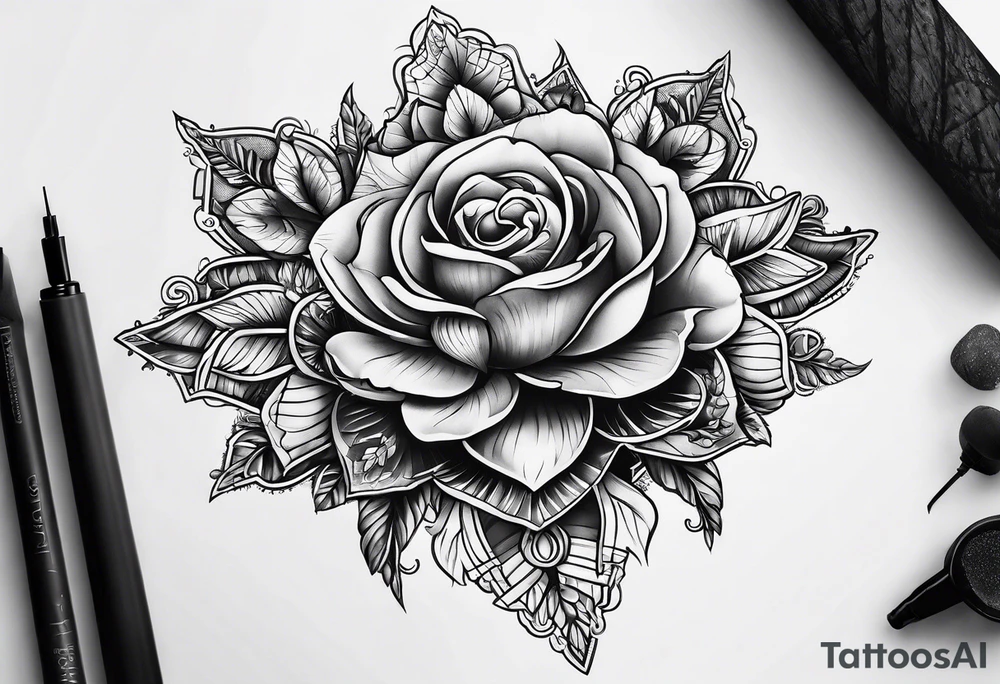discipline and consistency words tattoo idea