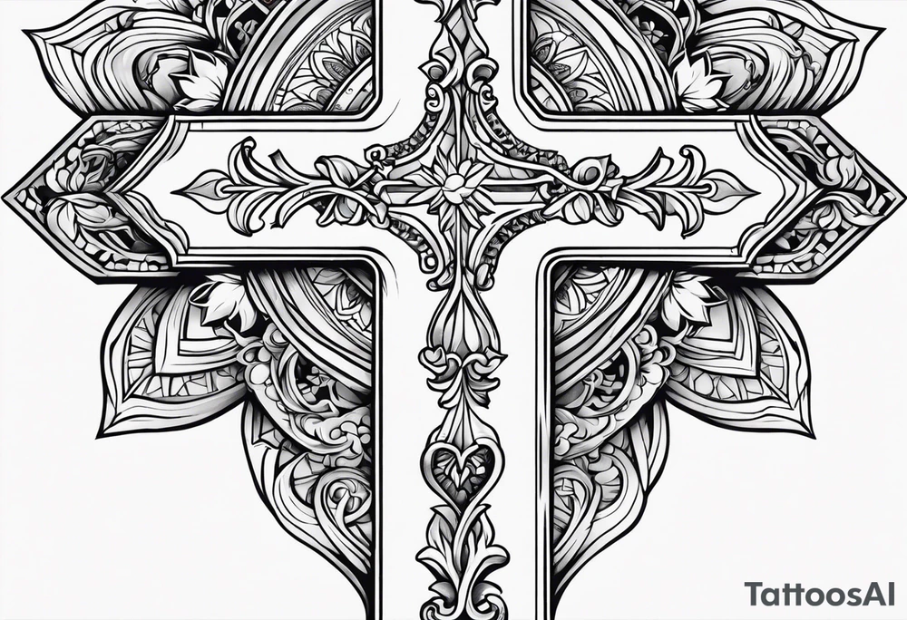 Cross with some bible verse for my forearm tattoo idea