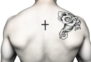 japans hand + Full arm  tattoo concept tattoo idea