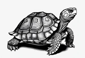 Tortoise and Rabbit tattoo idea