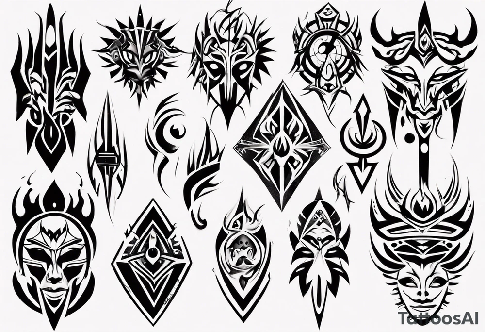 tribal tattoo idea