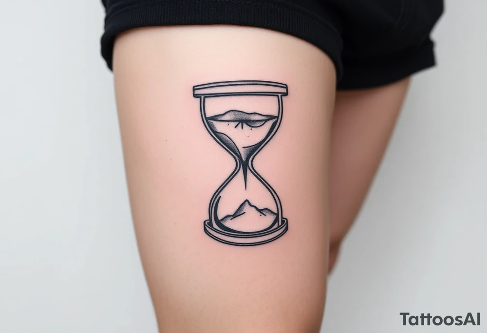 hourglass tattoo idea