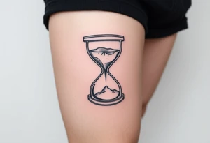 hourglass tattoo idea