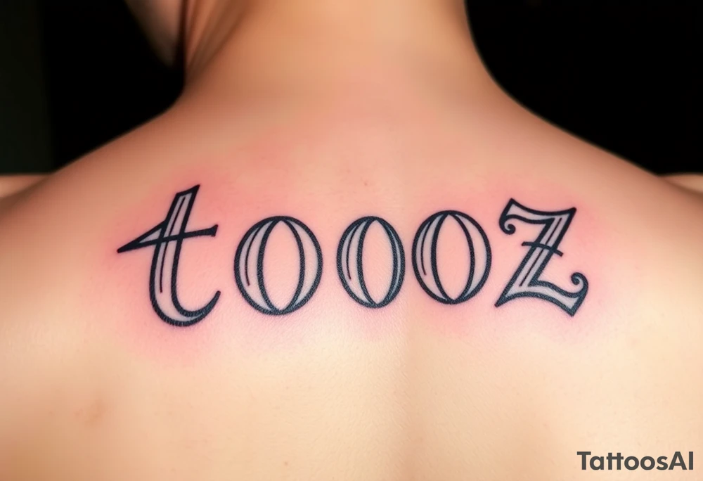 tooz tattoo idea