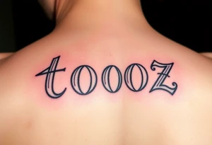 tooz tattoo idea
