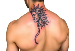 virgo male tattoo idea