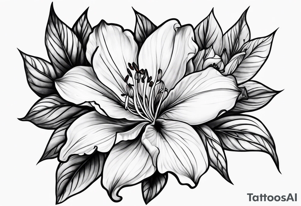 Azalea tattoo idea