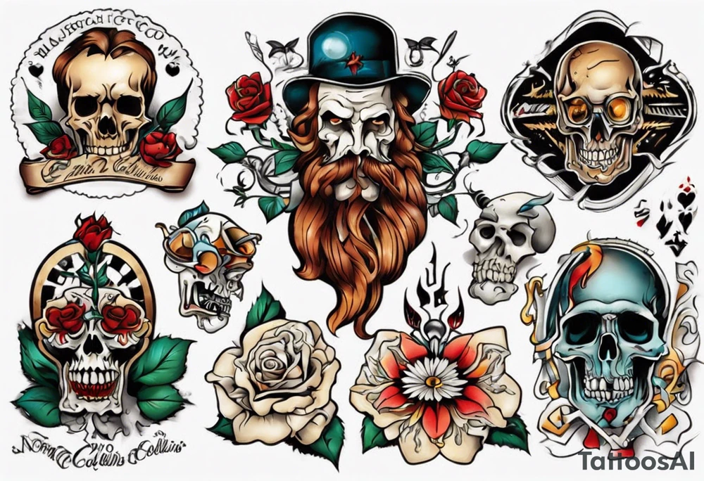 Змея дерется с Орлом tattoo idea