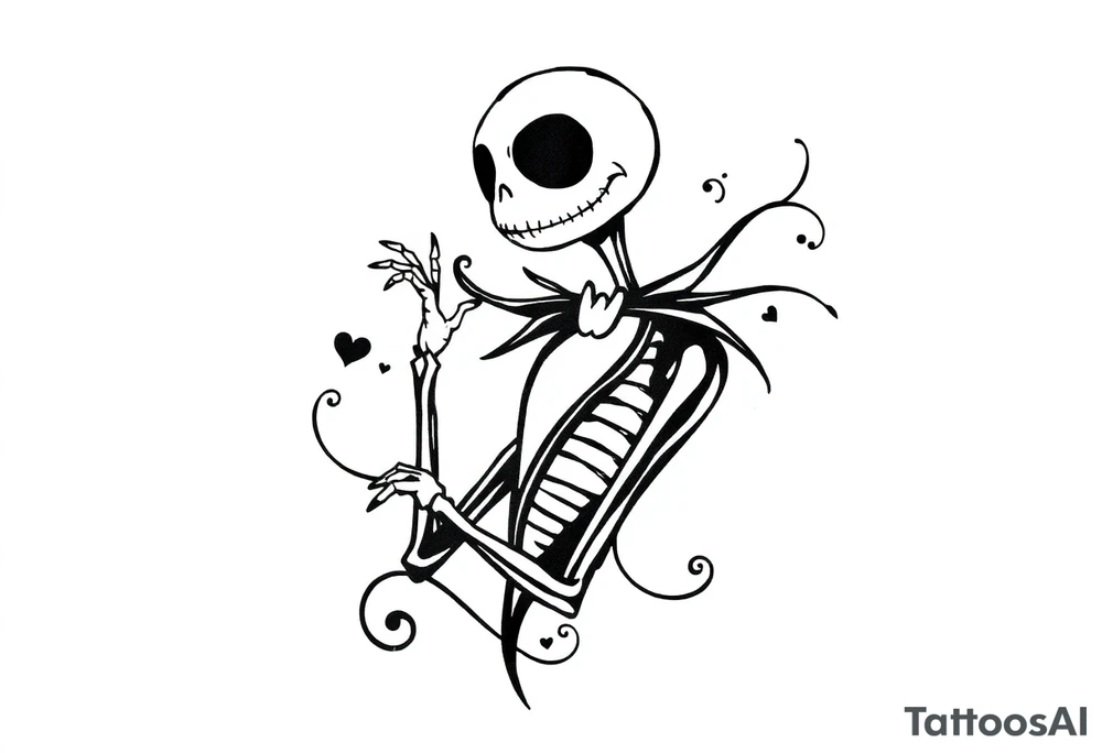 Jack skellington tattoo idea