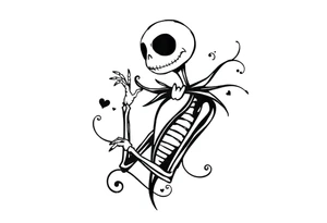 Jack skellington tattoo idea