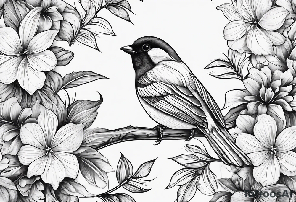 bird
fine line
gentle
thin lines
floral design tattoo idea