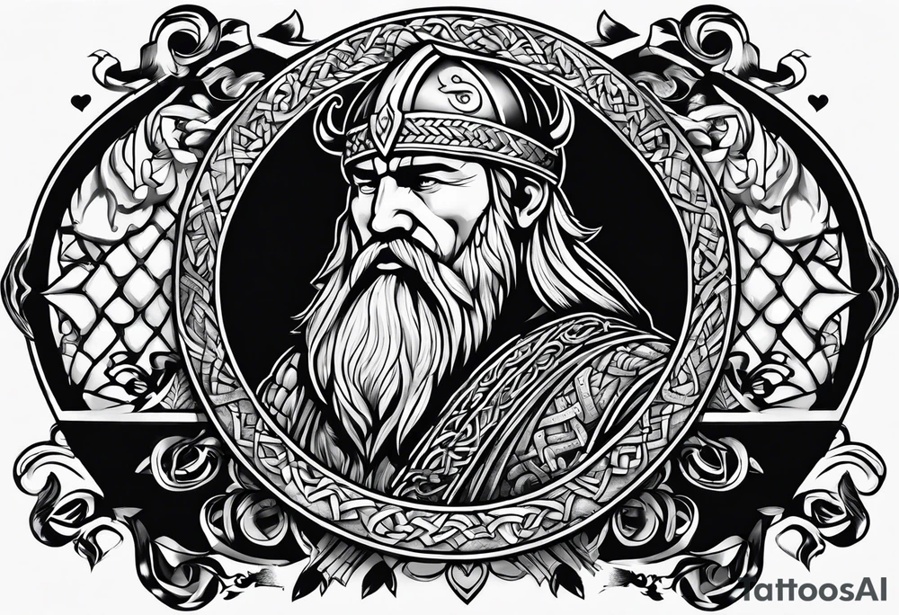 Viking prayer tattoo idea