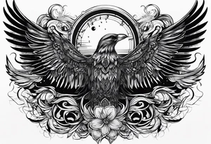 Want the  lyrics “the night belongs to you, I must be someone new.” With wings tattoo idea