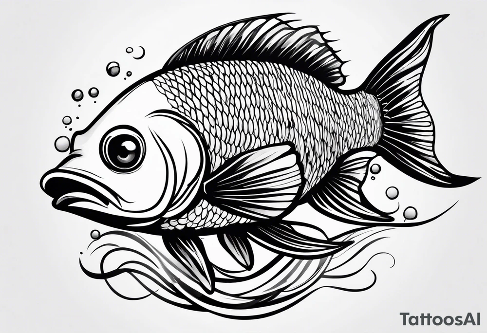 tattoo half sleeve fish tattoo idea