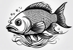 tattoo half sleeve fish tattoo idea