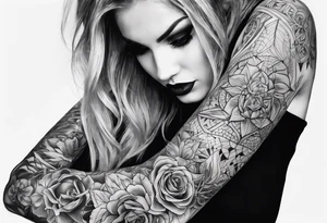 Gothic Sleeve tattoo idea