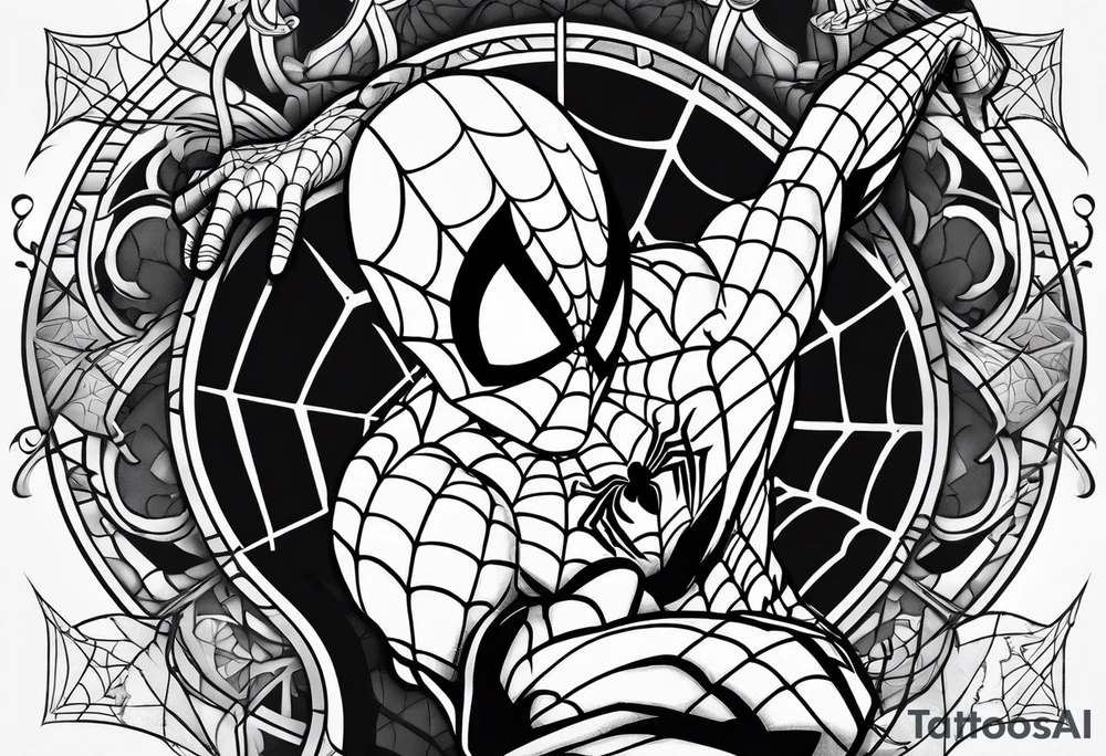 Spider-Man tattoo idea