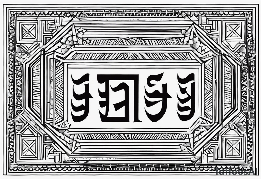 ਨਿਰਭਉ ਨਿਰਵੈਰ Punjabi text tattoo idea