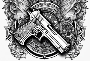 Guns, women, gambling tattoo idea