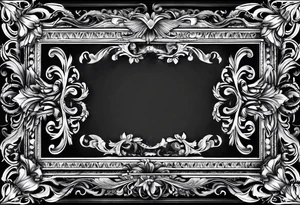 Vintage picture frame tattoo sleeve tattoo idea