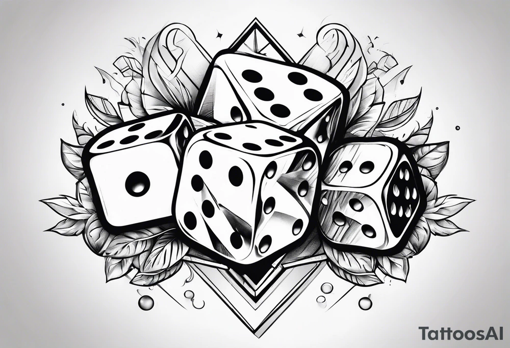 Las Vegas dice tattoo idea